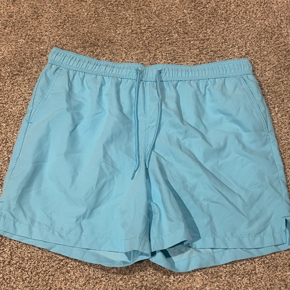 George Light Blue Swim Trunks